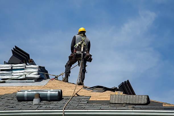 Professional Roof Replacement technician working in Pultneyville, NY